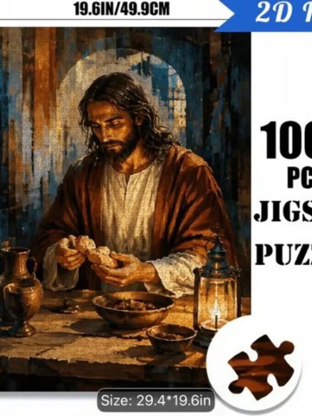 1000pcs Christ Jigsaw Puzzle Suitable for Family Fun, Christian